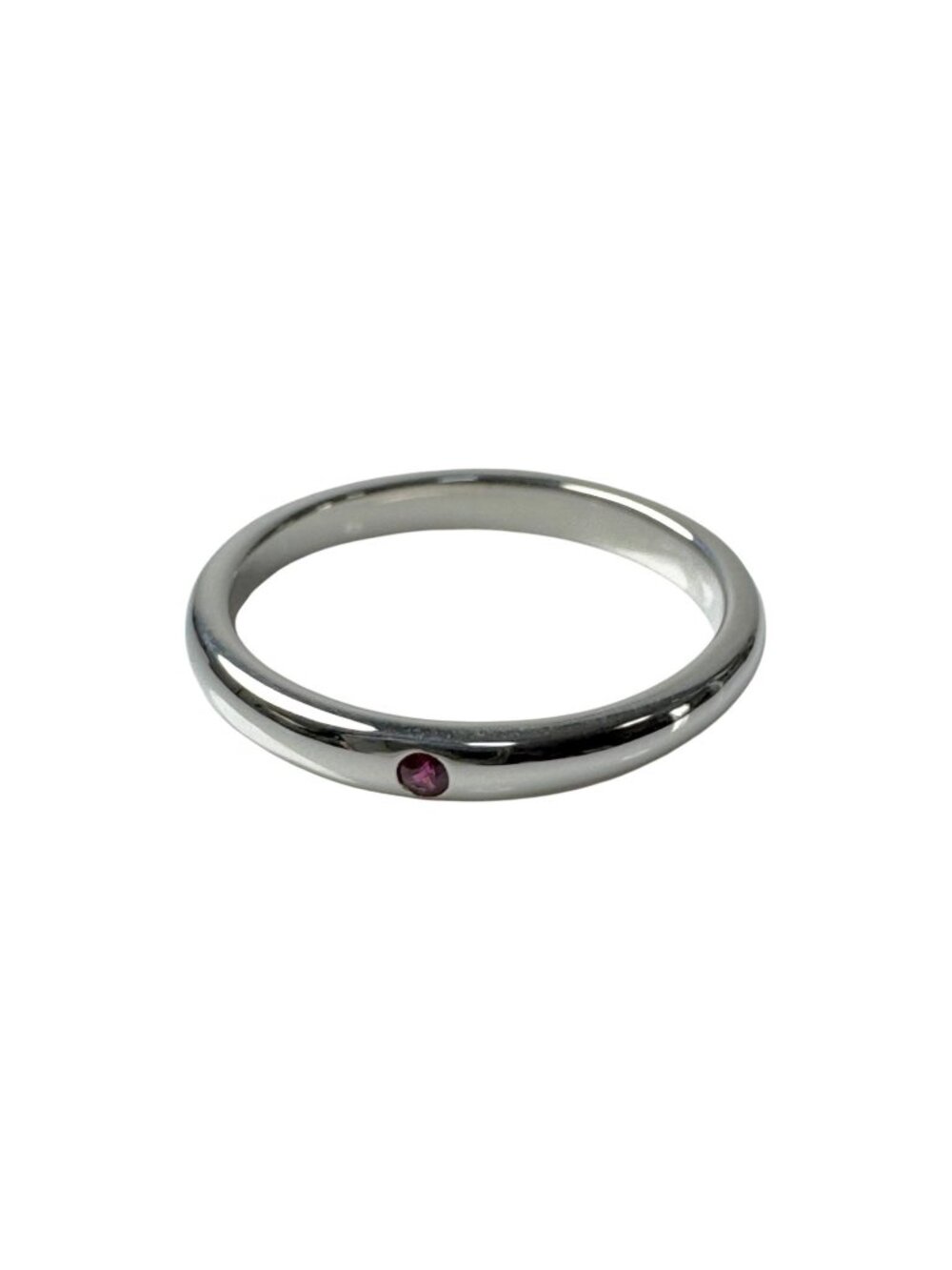 Tiffany & Co Stacking Band Ring Ruby